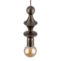 TOWER BROWN LAMPA WISZACA 1XE27 10703