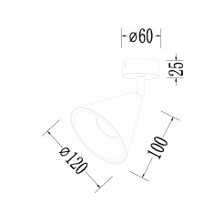 Oprawa Cone Spot Złoty 1xGU10 ML1120