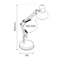 Lampka biurkowa NEXA White 1xE27 ML1637